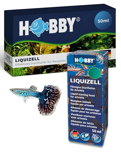 HOBBY Aquaristik Liquizell I 50 ml I Aufzuchtfutter für Nauplien ab dem 3. Lebenstag I Aufzuchtfutter feinstem Phytoplankton I flüssiges Startfutter für