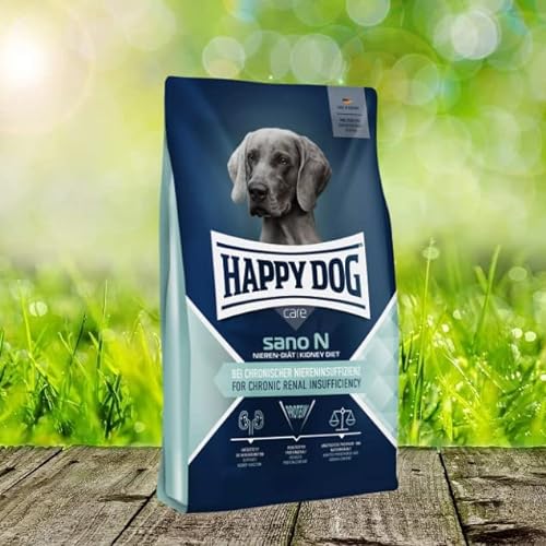 2 x 7 5 kg Happy Dog Sano N Diät-Hundefutter Niere Leber Herz Erkrankungen