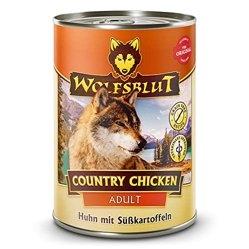 Wolfsblut - Country Chicken - Huhn mit SÃ¼ÃŸkartoffeln - Adult - 6 x 395 g - Nassfutter