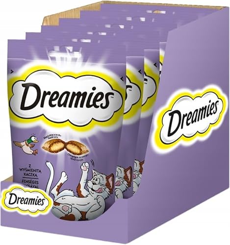 Dreamies Katzensnacks Katzenleckerlis Catnip mit Ente 18 x 60g