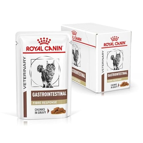 Royal Canin Gastro Intestinal Fibre Response 12 x 85 g Diät-Alleinfuttermittel für Adulte Katzen Für Katzen mit chronischer Verstopfung oder ähnlichen Magen-Darm-Problemen