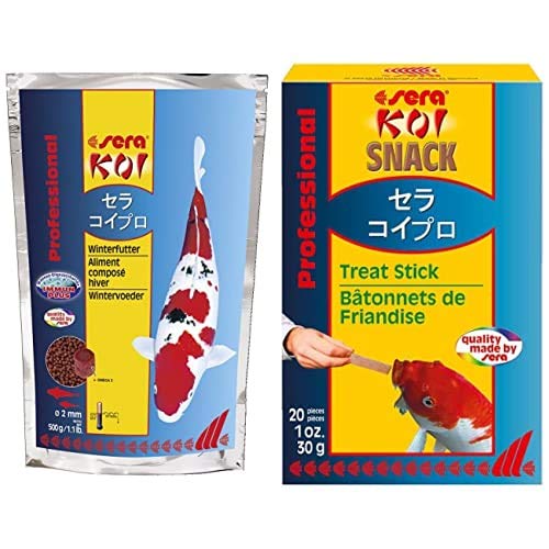 sera Bundle Koifutter - KOI Professional Winterfutter 500 g mit Koi Snack