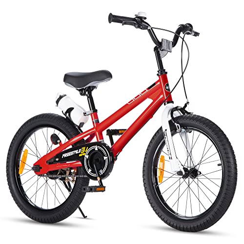 RoyalBaby Freestyle Kinderfahrrad Jungen Mädchen Fahrrad Zoll Rot