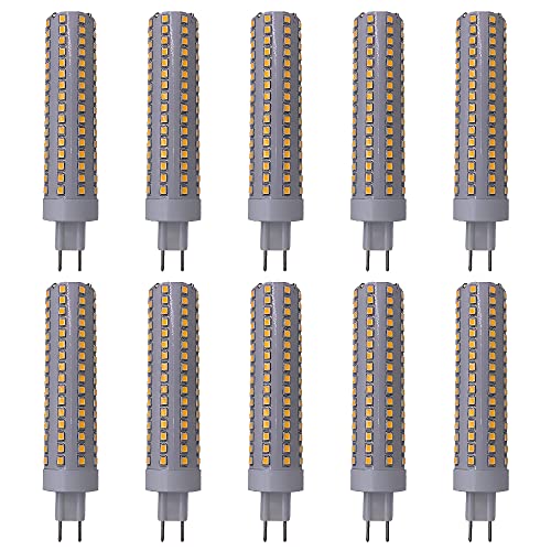 PAZWAHF 10er-Pack LED-G8 5-Glühbirnen G8 5-Maisbirnen mit Bi-Pin-Sockel 15 Watt 1500 lm 3000 K 4000 K 6000 K Konstantstrom kein Flackern nicht dimmbar AC 85 V 265 V