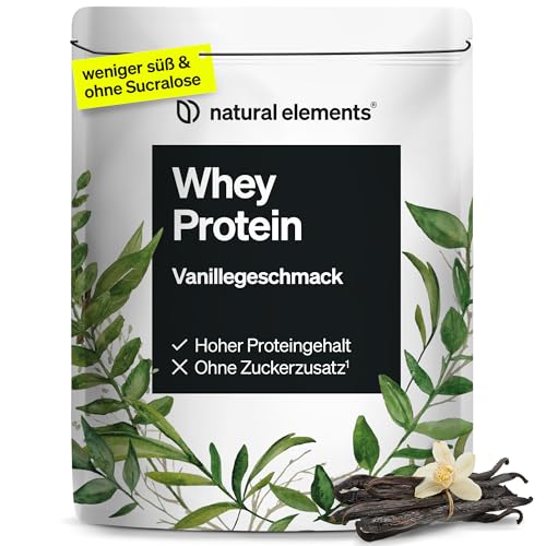 natural elements Vanille 1kg 24g Portion nicht zu süß nur natürliche Aromen hochdosiert Deutschland produziert laborgeprüft