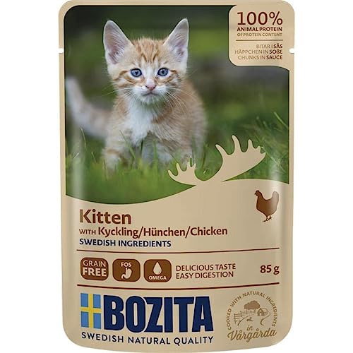 Bozita Häppchen in Soße Hühnchen für Kitten 12x 85g