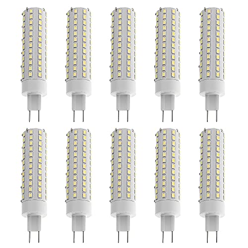 PAZWAHF 10er-Pack LED-G8 5-Glühbirnen G8 5-Maisbirnen mit Bi-Pin-Sockel 10 Watt 1000 lm 3000 K 4000 K 6000 K Konstantstrom kein Flackern Nicht dimmbar AC 100 V 277 V