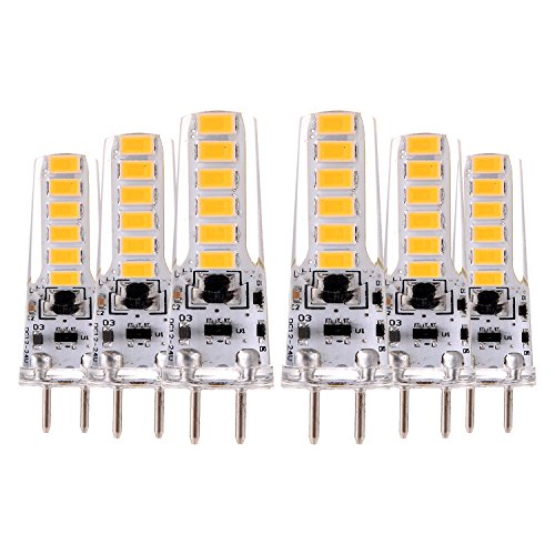 GY6.35 4 W 12LED 5730SMD 300-400LM Warm White Cool White LED Bi-pin Lights Dekorative DC 12 V AC 12 V DC 24 6 Stück Größe Kaltweiß Warmweiß