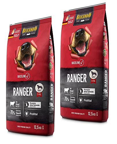 Belcando Ranger 2 x 12 5 kg getreidefreies Hundefutter mit Geflügel Rind und Fisch