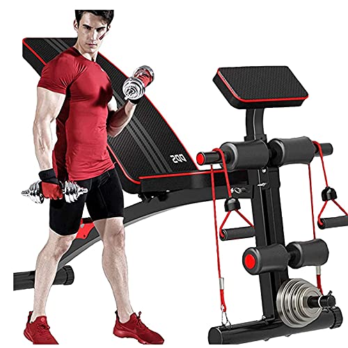 Verstellbare Hantelbank mit Beinstreckung und Beincurl Faltbare Fitness Hantelbank Hantelbank Home Gym Equipment Maschinen