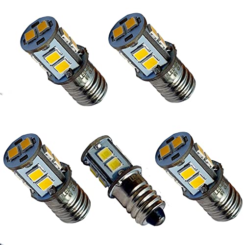 E10 LED 6V 10SMD Lampe Birne Schraubsockel Weihnachtsstern Leuchtstern Faltstern Adventsternß 5 Stück