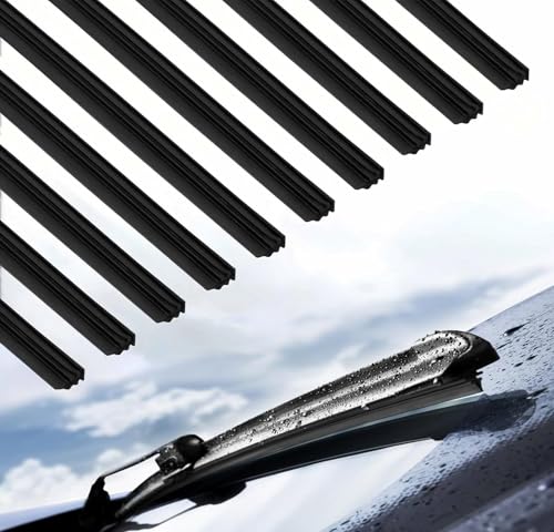 10 Stück Scheibenwischer Gummi Universa Scheibenwischer Schneider Wischergummi Meterware 80cm Universell Ersatz Gummiwischer Scheibenwischergummi Ersatz Kompatibel Mit Allen Scheibenwischern Zerlegbar