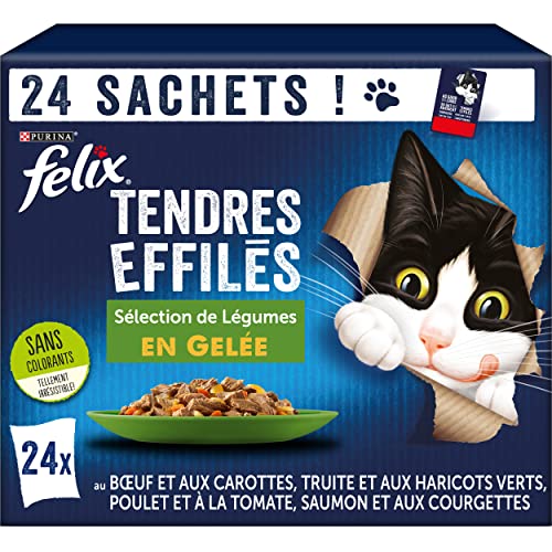 FELIX Zarte Konische Gelee gemischt Gemüse 24 x 85 g