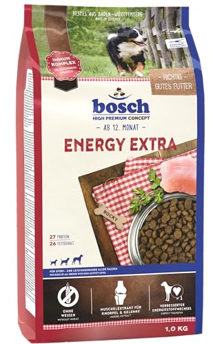 bosch HPC Energy Extra Hundetrockenfutter für Sport- und Leistungshunde aller Rassen 1 x 15 kg