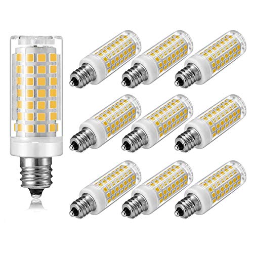 E11 LED-Kandelaber-Glühbirne dimmbar energiesparend E11-LED-Glühbirnen mit Schraubverschluss 100 W Halogen-Ersatz 10 Stück 102 SMD 2835 Maisbirne 220 240 V