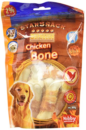 Nobby STARSNACK Barbecue Chicken Bone 7 5 cm 188 g 7 St