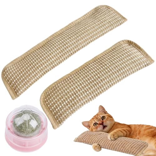 LMJOPYQ 3 Stück Katzenminze Kissen Set Katzenminze Spielzeug Kauspielzeug für Katzen Zum Zahnen Geeignet für Interaktives Spielen Kautraining Möbelschutz