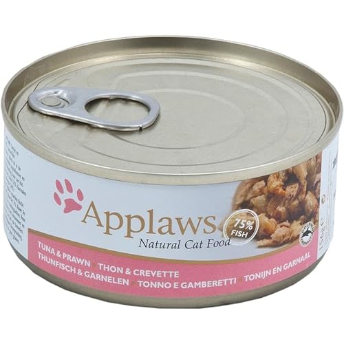    Katzenfutterdose Thunfischfilet und Garnelen 24x 70g 1680 g