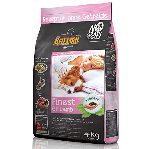 Belcando Finest GF Lamb 4 kg getreidefreies Hundefutter Trockenfutter für kleine mittlere Hunde Alleinfuttermittel für Hunde ab 1 Jahr