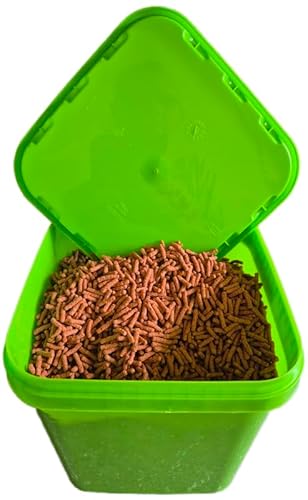 Teichfutter Teichsticks Teichfische Gartenteich Sticks Eimer Rot 5 Liter