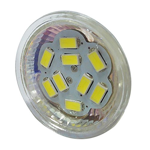 Uinfhyknd LED-Strahler 4 W Gu4 Mr11 Mr11 9 SMD 5730 430 DC 12 V Weiß