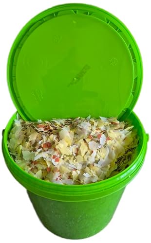 Teichfutter Teichflocken Teichfische Gartenteich Flocken Eimer 10 l