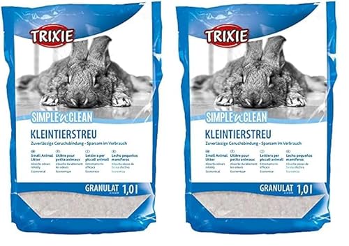 Trixie n Silikat Kleintierstreu 1 Liter 400g 2er Pack