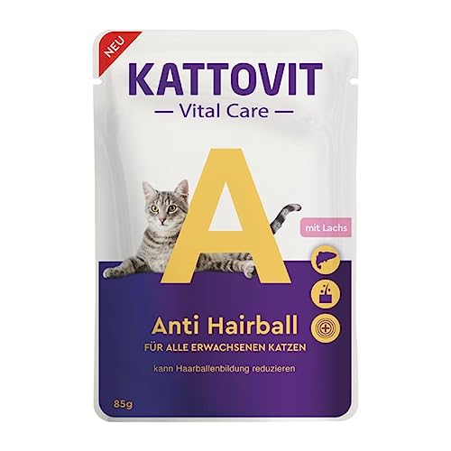 Kattovit Vital Care Anti Hairball Digestive Hair Skin Indoor Sterilised 20x 85g Anti Hairball