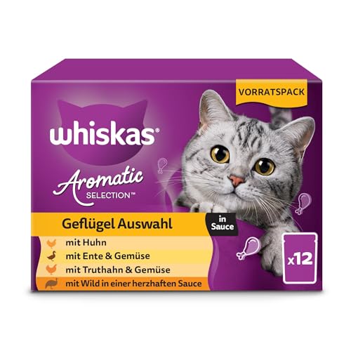  Aromatic Selection Multipack 1 Geflügel 4 Varietäten Ente Truthahn Wild 4x12x85g