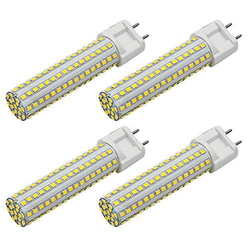 TPMAFF LED-G12-Glühbirne G12 Bi-Pin-Sockel Maisbirnen 15 Watt 150 W Halogen-Äquivalent 1600 lm 360 Abstrahlwinkel 3000 K 4000 K 6000 K Nicht dimmbar AC 100 V 277 V 4er-Pack