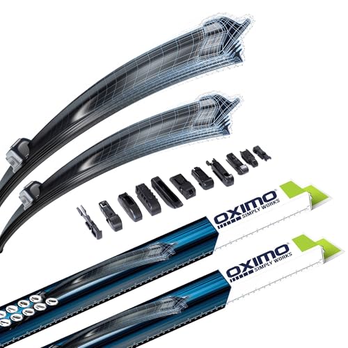 MOTOS Scheibenwischer Set für Renault Scenic IV R9 11.2016-07.2022 - Modernste Konstruktion scheibenwischer vorne Extrem leise Langlebig Wetterfest Einfache Installation TÜV REACH Zertifizier