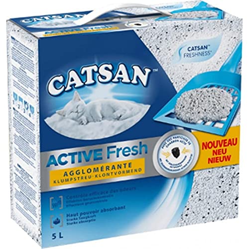  Aktive Frische Agglom ration Rante Liti Re für Katzen 5L Lot von 2 1
