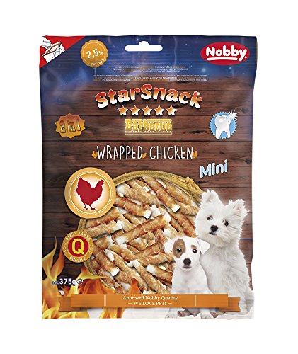 Nobby STARSNACK Barbecue MINI Wrapped Chicken 375 g