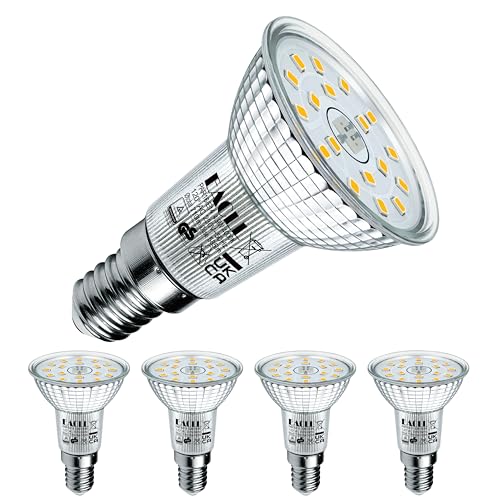 EACLL 4000K 4.9W Ersetzt 75W R50 Halogen 4er Pack. Neutralweiss 585 Lumen Birnen AC 230V Flimmerfrei Strahler Abstrahlwinkel 120 Spot 50xH72mm Reflektorlampen