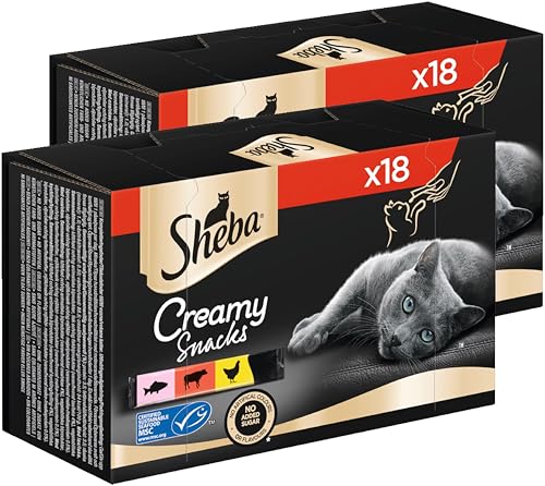 SHEBA Multipack Creamy Snack 2 x 18 x 12g