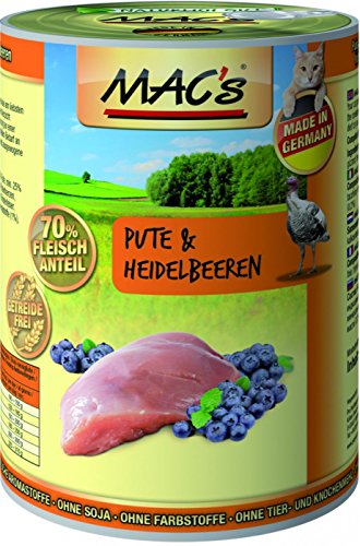 MAC s Cat Pute Heidelbeeren getreidefrei 6 x 400 g