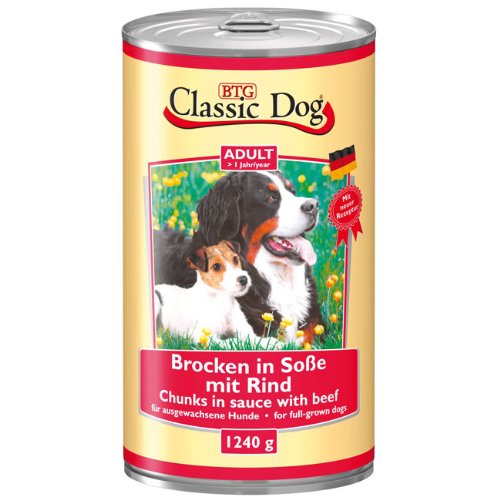 Classic Dog Dose Ente 1240g Futter Tierfutter Nassfutter für Hunde