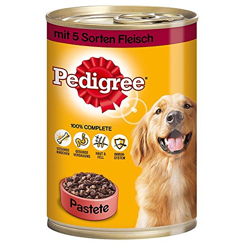 Pedigree Dose Adult mit 5 Sorten Fleisch 12er Pack 12 x 400 g