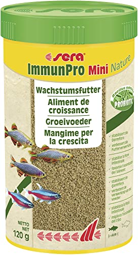 sera ImmunPro Mini Nature 250 ml 120 g - Probiotisches Wachstumsfutter für Zierfische bis 4 cm