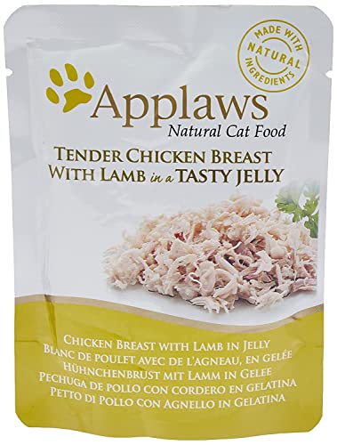 Applaws - Nassfutter für Katzen Cat Jelly Pouch Chicken and Lamm 70 g