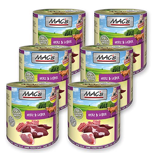 MACs Herz Leber 6 x 800 g