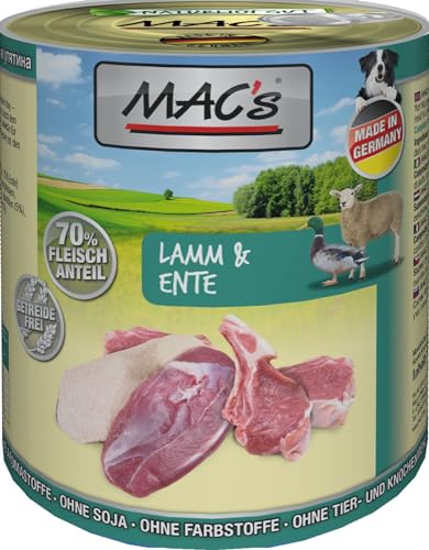 MAC s Dog mit Lamm Ente 6 x 800 g
