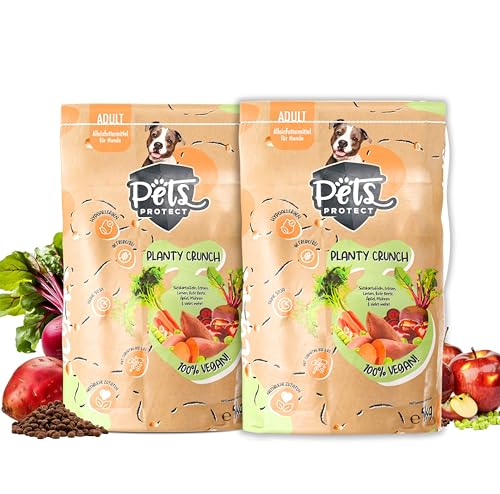 Planty Crunch 100% trocken 2x 5000g Allergikerfreundlich Getreide  Sojafrei mit Carnitin Vitamin B12 D3