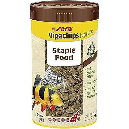 sera Vipachips Nature 250 ml Hauptfutter mit 4% Insektenmehl Schnell sinkend für Bodenfressende Fische Ohne Farb  Konservierungsstoffe Ressourcenschonend Naturnahe Ernährung