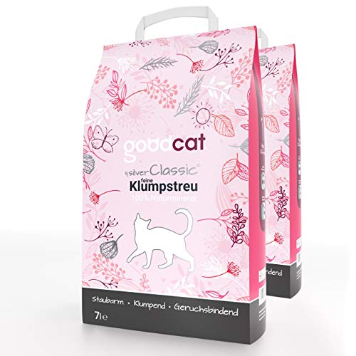 goodcat Silver Classic - Katzenstreu Klumpstreu Naturprodukt stark klumpend