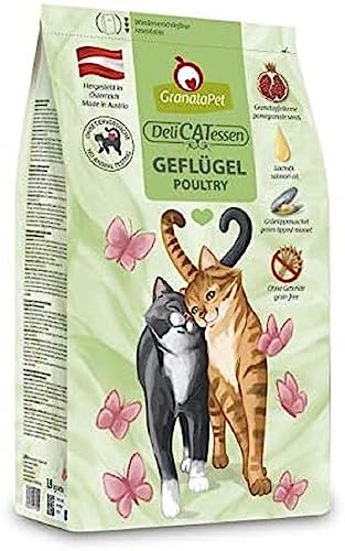 GranataPet Delicatessen Geflügel Adult 300g Trockenfutter für schmackhaftes Alleinfuttermittel ohne Getreide ohne Zuckerzusätze