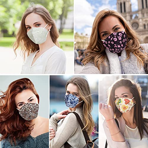 Tayogo 50 Frauenfantasie 5 Lagen Staubschutzmasken hygienisch einzelverpackt EN149 2001 A1 2009 Mundschutzmaske EU2016 425 Masken Einzelverpackung