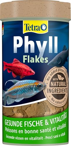 TetraPhyll Flakes   für alle pflanzenfressenden Zierfische Flockenfutter lebenswichtigen Ballaststoffen 250