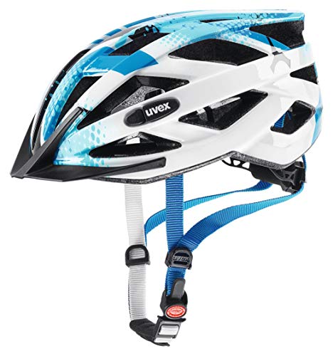 Uvex Unisex Jugend air wing Fahrradhelm blue white 52-57 cm