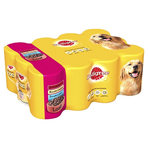 PEDIGREE Meat Loaf Hunde Nassfutter Sortimentpackung - 12x400g